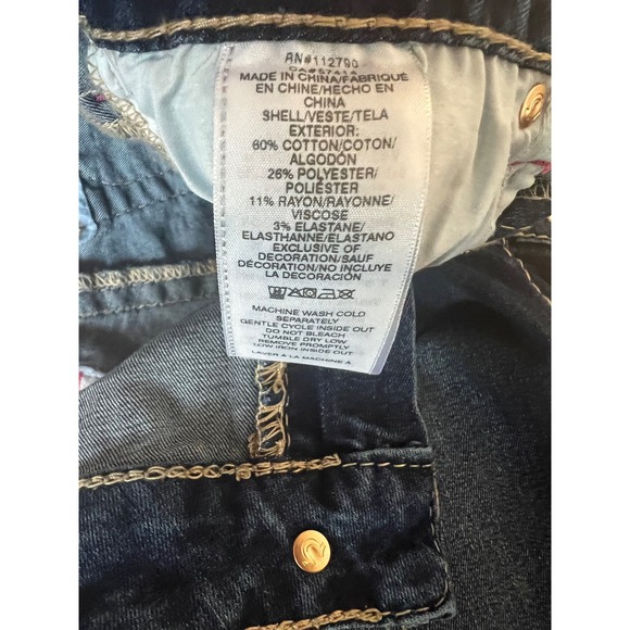 True‎ Religion Becca Big T MR Bootcut Jeans Dark Humid Wash Women's Size 30 NWT - Picture 15 of 16
